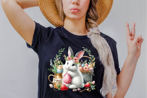 Happy Easter Sublimation Clipart Sublimation SVGArt 