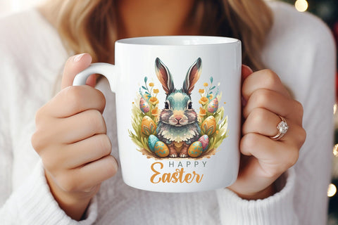 Happy Easter Sublimation Design Sublimation CraftLabSVG 