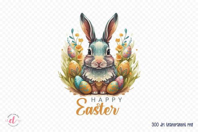 Happy Easter Sublimation Design Sublimation CraftLabSVG 