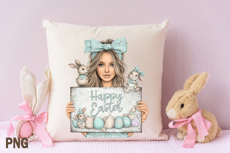 Happy Easter Sublimation PNG Sublimation SVGArt 