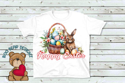 Happy Easter Sublimation Sublimation Boo Bear Designz 