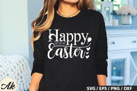 Happy Easter SVG And Sticker PNG Design SVG akazaddesign 