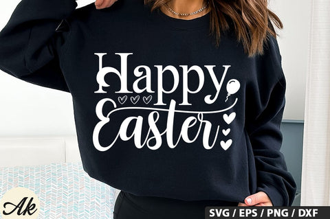 Happy Easter SVG And Sticker PNG Design SVG akazaddesign 