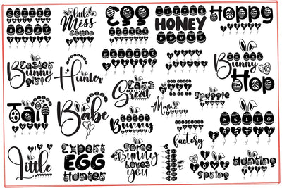 Happy Easter SVG Bundle, Easter SVG, Digital Files, Easter quotes SVG orpitasn 