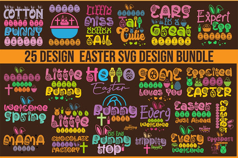 Happy Easter SVG Bundle, Easter SVG, Digital Files SVG orpitasn 