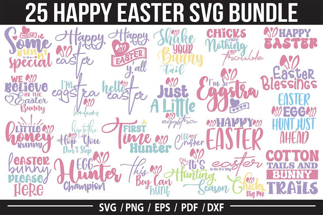 Happy Easter SVG Bundle SVG orpitasn 