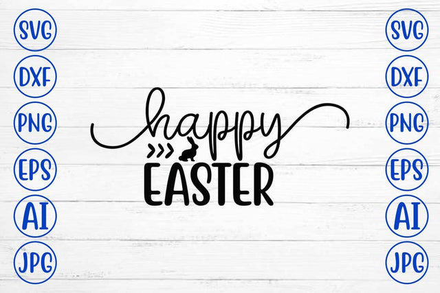 Happy Easter SVG Cut File SVG Syaman 