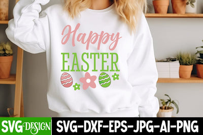 Happy Easter SVG Design, Happy Easter SVG Cut File, Happy Easter Sublimation PNG, Happy Easter Day Sublimation Bundle,Happy Easter Sublimation Design SVG BlackCatsMedia 
