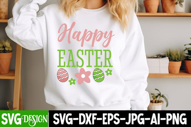 Happy Easter SVG Design, Happy Easter SVG Cut File, Happy Easter Sublimation PNG, Happy Easter Day Sublimation Bundle,Happy Easter Sublimation Design SVG BlackCatsMedia 