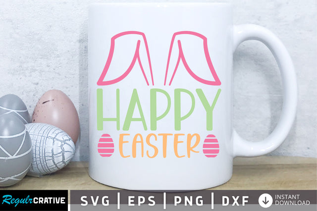 Happy easter Svg Design SVG Regulrcrative 