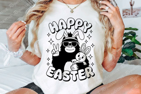 Happy Easter SVG Design SVG Regulrcrative 