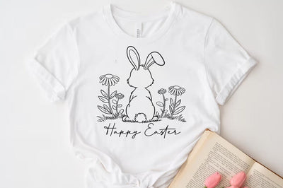 Happy Easter Svg, Easter Bunny Svg Sublimation T-shirt Design SVG FiveStarCrafting 