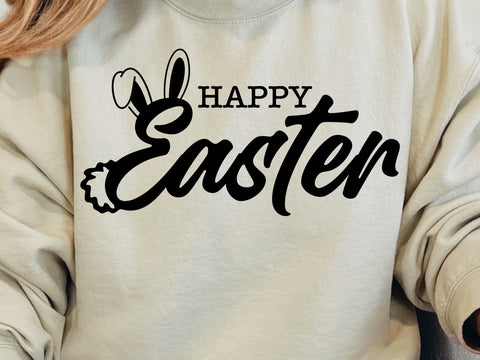 Happy Easter SVG PNG, Easter Svg, Bunny Svg, Religious Easter Svg, Easter Shirt Svg, Easter Decor Svg, Hello Spring, Easter Bunny Svg SVG DesignDestine 