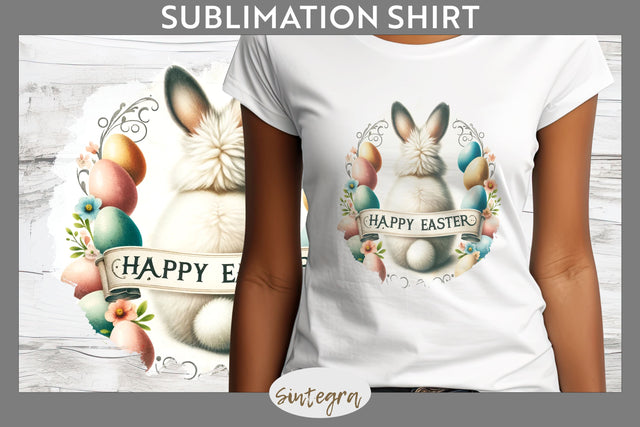 Happy Easter v10 T-shirt Sublimation Sublimation Sintegra 