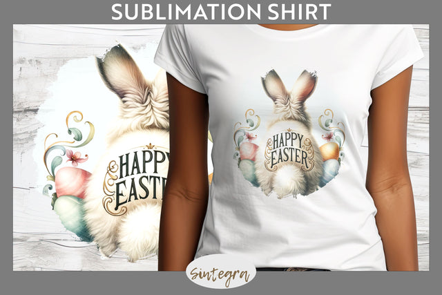 Happy Easter v11 T-shirt Sublimation Sublimation Sintegra 