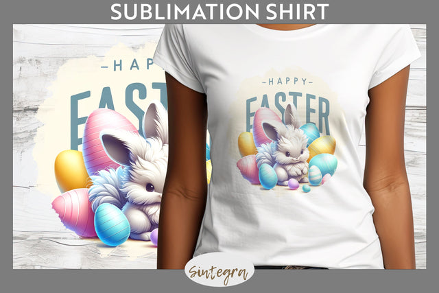 Happy Easter v4 T-shirt Sublimation Sublimation Sintegra 