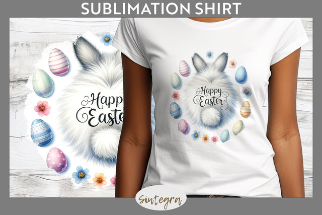 Happy Easter v6 T-shirt Sublimation Sublimation Sintegra 