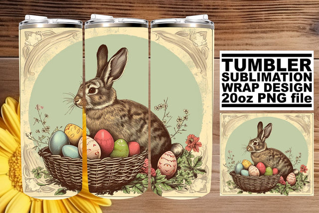 Happy Easter Watercolor Pattern Sublimation Wrap Sublimation afrosvg 