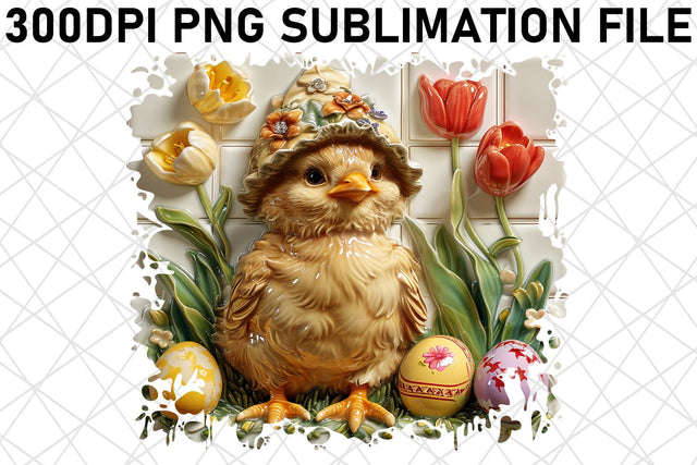 Happy Easter Wonderland 3D Graphics Sublimation afrosvg 