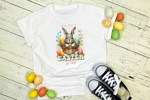 Happy Easter Y'all PNG Sublimation Sublimation CraftLabSVG 