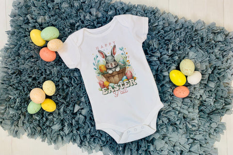 Happy Easter Y'all PNG Sublimation Sublimation CraftLabSVG 