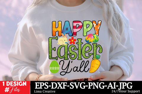Happy Easter Y'all Sublimation PNG,EAster Sublimation Quotes, Happy Easter ,Easter SVG ,Easter SVG Cut File Sublimation Insomnia Std 