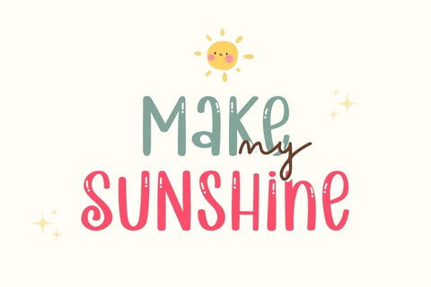 Happy Everyday - Handwritten Font Duo Font AnningArts Design 