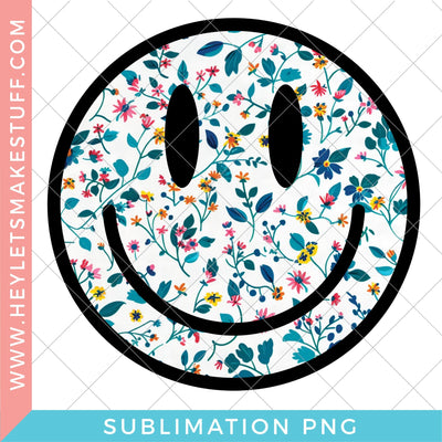 Happy Face 3 - Sublimation Sublimation Hey Let's Make Stuff 