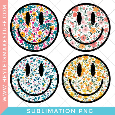 Happy Face Sublimation Bundle Sublimation Hey Let's Make Stuff 
