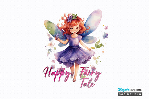 Happy fairy tale Sublimation Design Sublimation Regulrcrative 