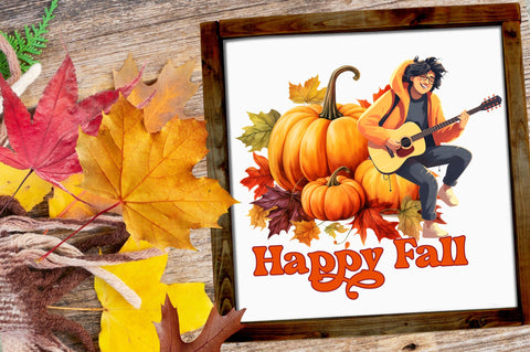 Happy fall png design Sublimation Regulrcrative 
