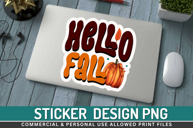 Happy fall Stickers Design Sublimation Regulrcrative 