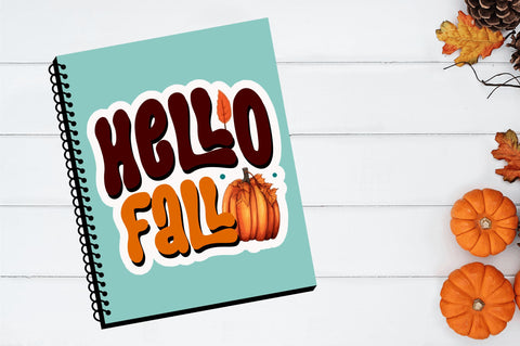 Happy fall Stickers Design Sublimation Regulrcrative 