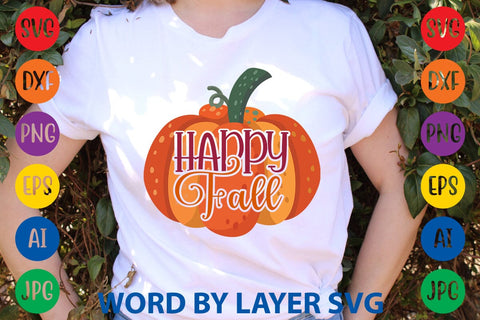 Happy Fall SVG DESIGN SVG Rafiqul20606 