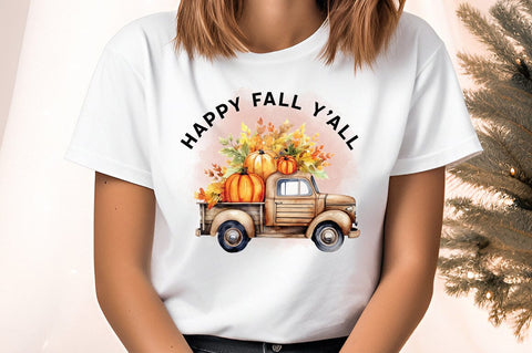 Happy Fall yall PNG Design Sublimation Designangry 