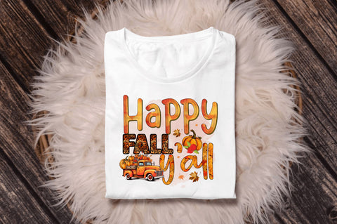 Happy fall yall Sublimation Design Sublimation Regulrcrative 
