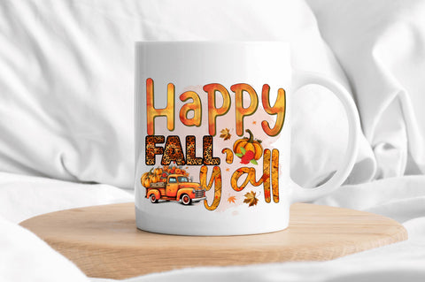 Happy fall yall Sublimation Design Sublimation Regulrcrative 