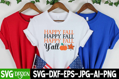 Happy Fall Y'all SVG Cut File, Happy Fall Y'all Sublimation PNG, Fall Farmhouse SVG Cut File , Fall Farmhouse SVG Quotes , Fall SVG Cut File, Autumn SVG Cut File SVG BlackCatsMedia 