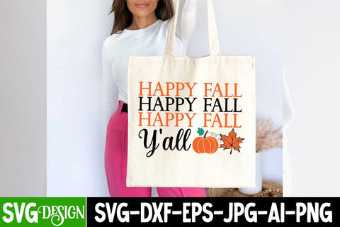 Happy Fall Y'all SVG Cut File, Happy Fall Y'all Sublimation PNG, Fall Farmhouse SVG Cut File , Fall Farmhouse SVG Quotes , Fall SVG Cut File, Autumn SVG Cut File SVG BlackCatsMedia 