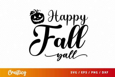 Happy fall yall svg Design SVG Designangry 