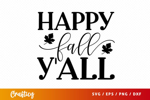 Happy fall yall SVG Design SVG Designangry 