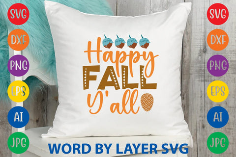 Happy Fall Y'all SVG DESIGN SVG Rafiqul20606 