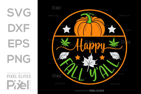 Happy Fall Y'all SVG Thanksgiving Bundle Happy Autumn Hello Fall Thanksgiving Quote PET 00943 SVG ETC Craft 