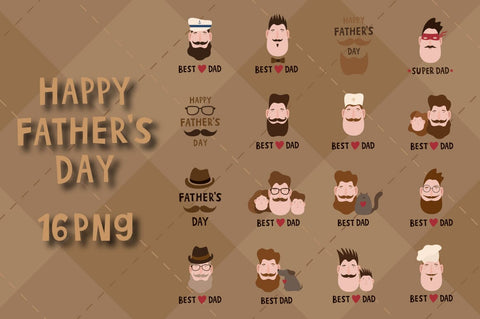 Happy Fathers Day Card Bundle Sublimation Digital Craftyfox 