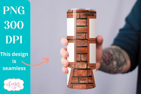 Happy Father's Day Photo tumbler wrap PNG for Sublimation Sublimation Amorclipart 