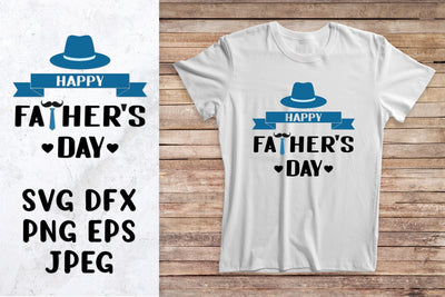Happy Fathers Day SVG cut file. Fathers Day shirt design SVG LaBelezoka 