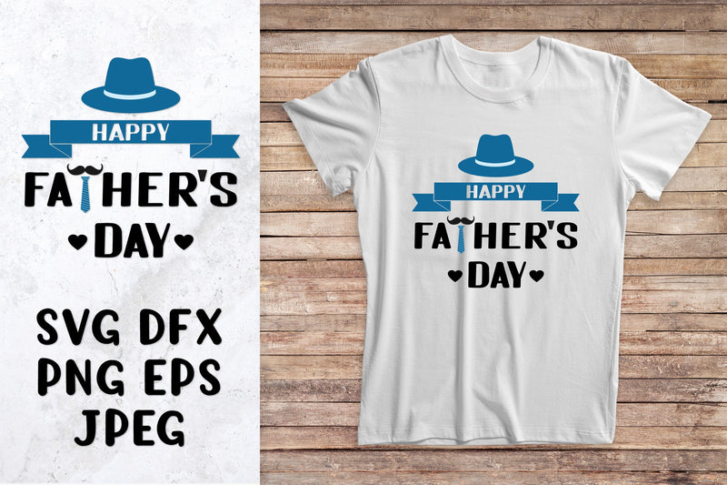 Happy Fathers Day SVG cut file. Fathers Day shirt design SVG LaBelezoka 
