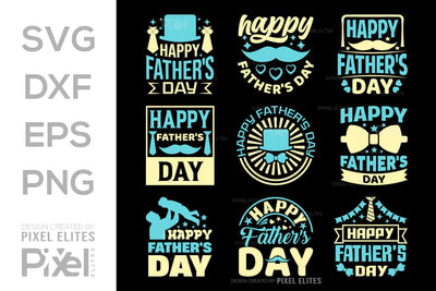 Happy Fathers Day SVG Gift For Dad Tshirt Bundle Fathers Day Quote Design, PET 00455 SVG ETC Craft 