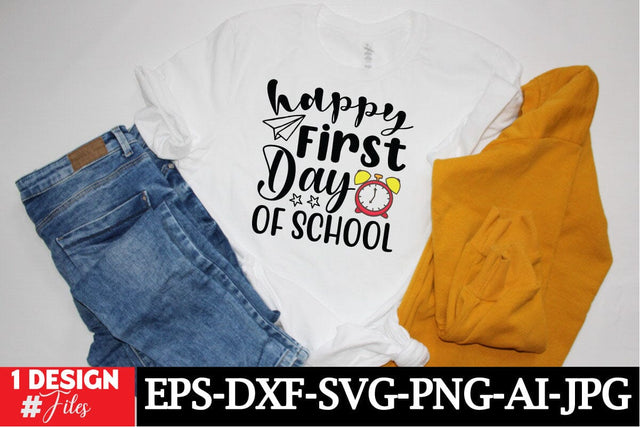 Happy First Day Of School SVG Cut File SVG Insomnia Std 