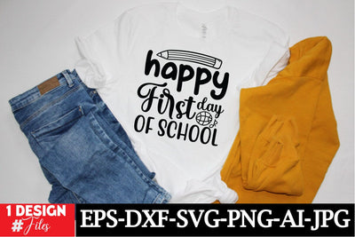 Happy First Day Of School SVG Cut File SVG Insomnia Std 